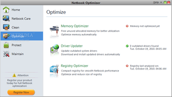 Netbook Optimizer screenshot 7