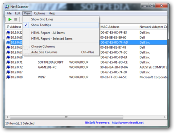 NetBScanner screenshot 3