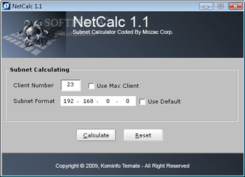 NetCalc screenshot