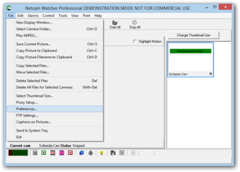 Netcam Watcher Professional screenshot 6