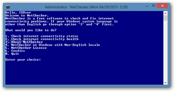 NetChecker screenshot