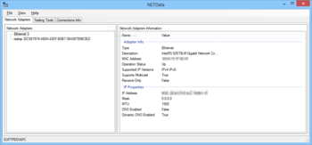 NETData screenshot