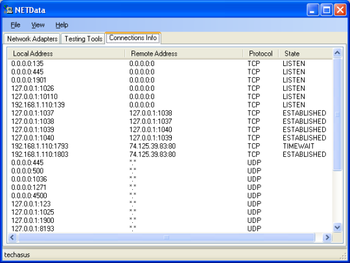 NETData screenshot 3