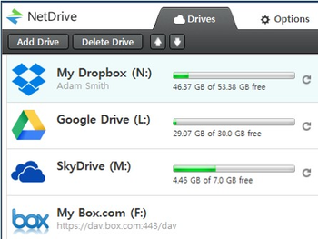 NetDrive screenshot