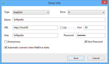 NetDrive screenshot 2