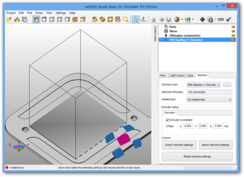 netfabb Studio Basic for Ultimaker screenshot 2