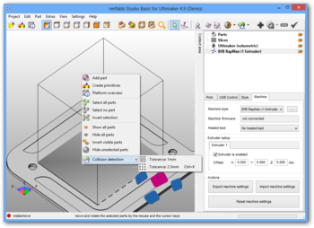 netfabb Studio Basic for Ultimaker screenshot 3