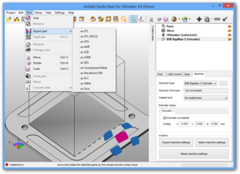 netfabb Studio Basic for Ultimaker screenshot 4