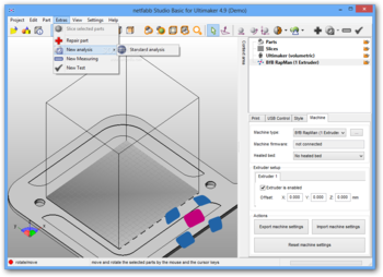 netfabb Studio Basic for Ultimaker screenshot 5