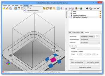 netfabb Studio Basic for Ultimaker screenshot 7