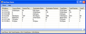 NetFlow Hosts screenshot 3