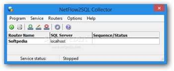 NetFlow2SQL Collector screenshot