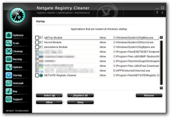 NETGATE Registry Cleaner screenshot 7