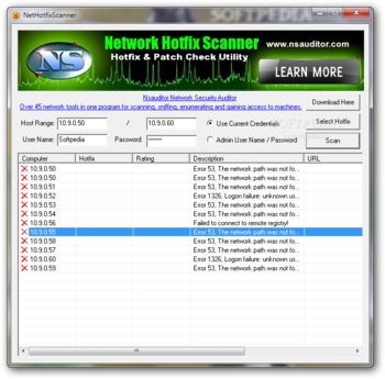 NetHotfixScanner screenshot