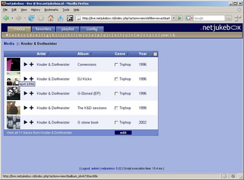 netjukebox screenshot