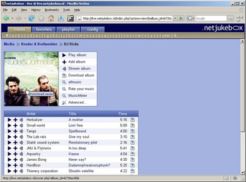 netjukebox screenshot 2