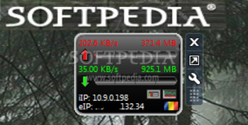 NetMeter Sidebar Gadget screenshot