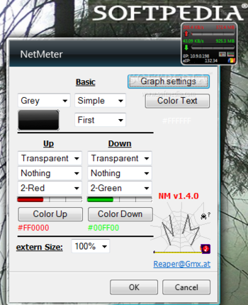 NetMeter Sidebar Gadget screenshot 3