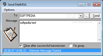 NetMSG Send screenshot