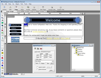 NetObjects Fusion Essentials screenshot 2