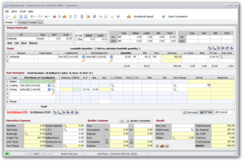 Netpas Estimator screenshot