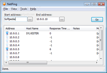 NetPing screenshot