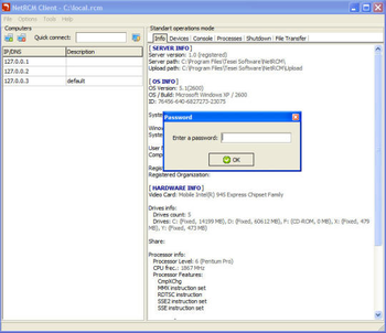 NetRCM screenshot