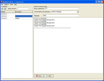NetRCM screenshot 2