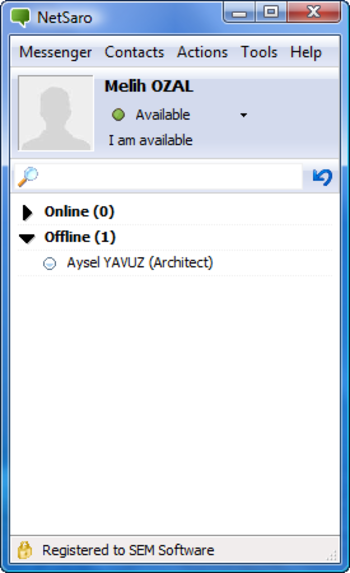 NetSaro Enterprise Messenger screenshot