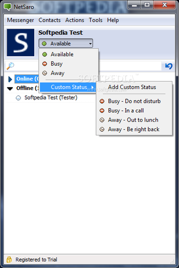 NetSaro Enterprise Messenger screenshot 2