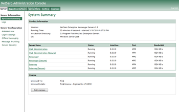 NetSaro Enterprise Messenger screenshot 20