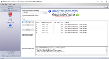 NetScanTools Basic Edition screenshot 2