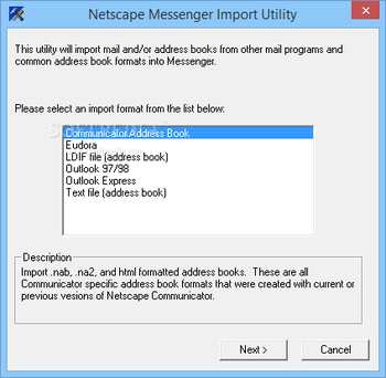 Netscape Communicator screenshot 5