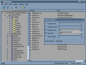 NetSearch screenshot
