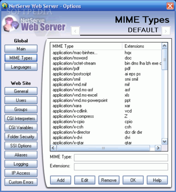 NetServe Web Server screenshot 2