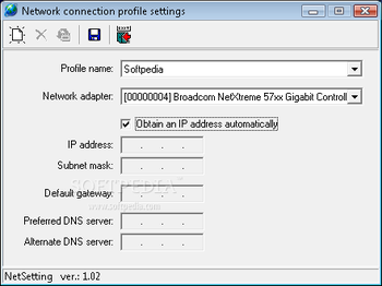 NetSetting screenshot 2