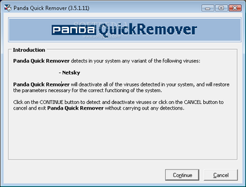 Netsky.Q Remover screenshot
