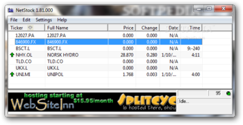 NetStock Portable screenshot
