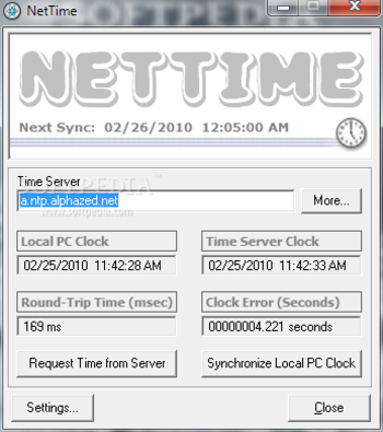 NetTime screenshot