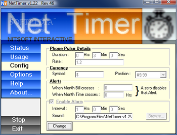 NetTimer screenshot 2
