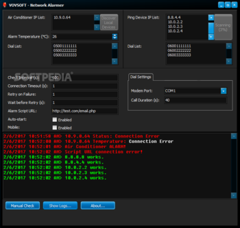 Network Alarmer screenshot