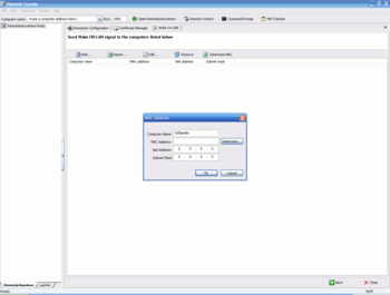 Network Console screenshot 3