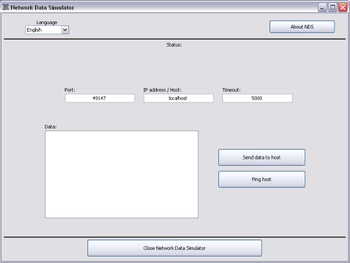 Network Data Simulator screenshot
