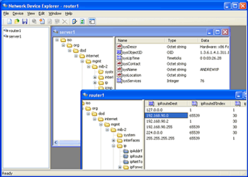 Network Device Explorer screenshot