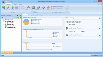Network Intrusion detection system - Sax2 Free screenshot