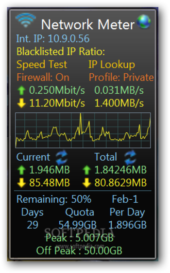 Network Meter screenshot