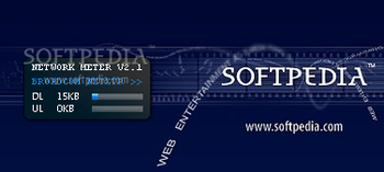 Network Meter Vista Gadget screenshot