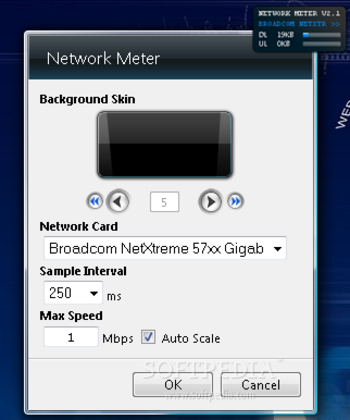 Network Meter Vista Gadget screenshot 2