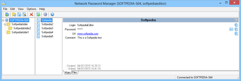 Network Password Manager screenshot