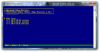 Network Ping Monitor screenshot